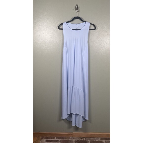 Sweaty Betty Explorer Ace Racerback Midi Dress Breeze Blue‎ Size L NWT $128 READ - Picture 13 of 15